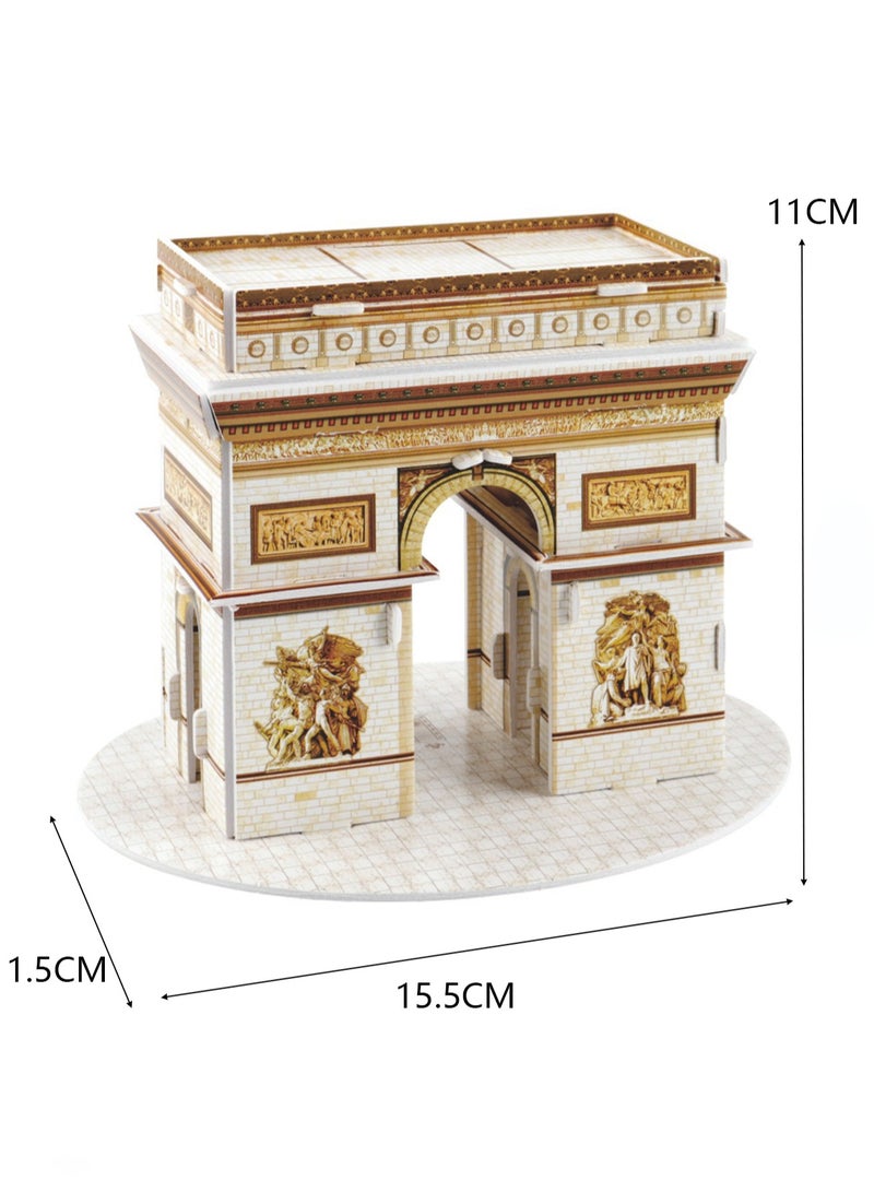 World Famous Building Puzzle Arc De Triomphe Children's Toy - Image 3